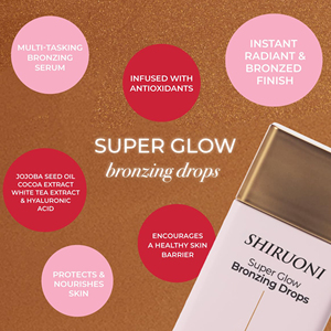 Sérum illuminateur bronzant naturel au thé blanc, effet soleil, pour un éclat de <span class=keywords><strong>peau</strong></span>, gouttes bronzantes scintillantes, vente en gros - Product Image 4