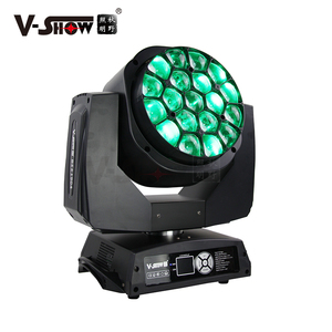 V-SHOW Bee1915 grande occhio dell'ape 19x15w rgbw led grande occhio fascio di lavaggio zoom testa mobile luce per il concerto del club - Product Image 5