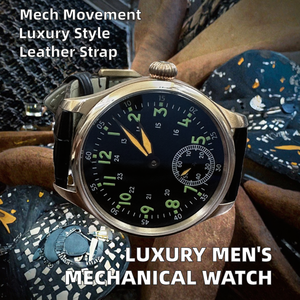 하이 퀄리티 럭셔리 남자의 기계식 자동 다이빙 시계 유리 다이얼 스테인레스 스틸 케이스 가죽 스트랩 좋은 가격 - Product Image 2