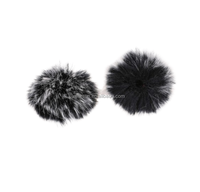 Mini pare-brise pour microphone, housse en fourrure pour microphone, housse pour casque, pare-brise pour microphone cravate, réduction du bruit