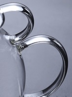 Ensemble de théière en verre Gongfu 300ml de conception moderne faite à la main infuseur borosilicate écologique clair petit café thé verres