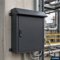 Boîtier de distribution d'alimentation étanche IP65, coffret électrique métallique, armoire en acier, personnalisable OEM
