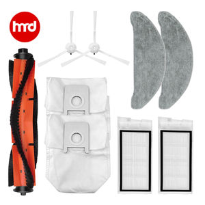 Pièces de rechange compatibles avec le <span class=keywords><strong>robot</strong></span> aspirateur Xiaomi <span class=keywords><strong>Roidmi</strong></span> <span class=keywords><strong>Eve</strong></span> Plus SDJ01RM : brosse principale, brosse latérale, filtre HEPA, chiffon de nettoyage, sac à poussière, accessoire - Product Image 1