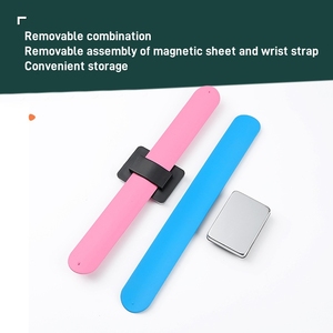 Herramienta de costura Aspirador de aguja Palanca cuadrada con aguja de succión magnética Correa de muñeca Herramienta de peluquería Aspirador de aguja de silicona - Product Image 4