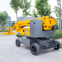 Plateforme élévatrice articulée autopropulsée à batterie mobile, capacité de charge 230 kg, hauteur de travail 8-20 m