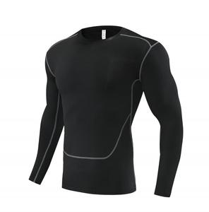 Fabricante Mens Athletic Gym Top Camiseta de compresión de manga larga Shsport Tight T Shirt - Product Image 5