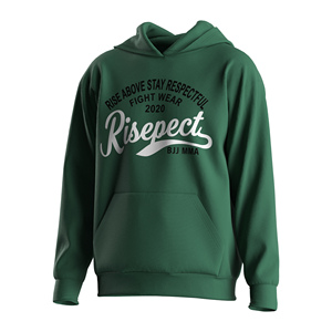 Sudadera con Capucha MMA para Hombre, Diseño 3D con Logotipo Estampado, Mezcla de Algodón, Costuras Reforzadas para Calentamiento - Product Image 3