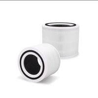 Compatible avec LEVOIT Core 200s filtre de remplacement trois en un filtre à charbon actif haute efficacité