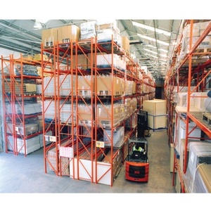Almacenamiento de almacén de fabricación china Sistema de estantería de apilamiento de palés profundos dobles - Product Image 3