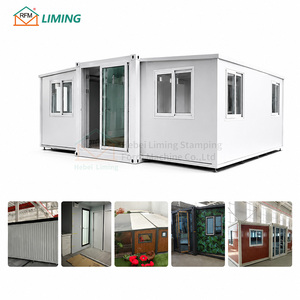 Maison préfabriquée modulaire à double aile extensible, assemblage rapide, pour logement <span class=keywords><strong>temporaire</strong></span> et <span class=keywords><strong>travail</strong></span> - Product Image 4