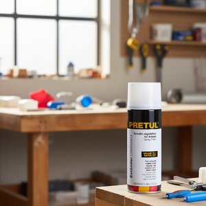 Pintura en Aerosol Pretul PA-BB-P 400ml Blanco Brillante para Muebles y Recubrimiento Plástico Líquido Epóxico - Product Image 2