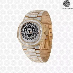 Montre-bracelet diamantée en promotion avec finition haut de gamme pour collection de bijoux et occasions spéciales, disponible à prix raisonnable - Product Image 3