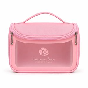 OEM Custom Logo Cosmetic Organizer Bag Frosted PVC <b>Makeup</b> <b>Case</b> Travel Toiletry Pouch Bulk Wholesale Supplier Factory - Product Image 5