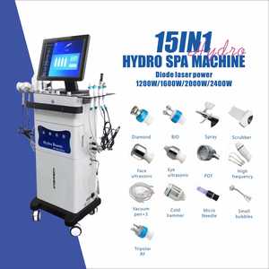 Best Quality Lifetime Service 2026 China Best 15 in 1 Hydradermabrasion Hyda Skin Tips Beauty Machine - Product Image 1