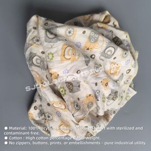 Trapo Industrial Multicolor 1 Kilo, Trapos de Algodón de Colores Claros Mezclados para Limpieza Industrial - Product Image 4