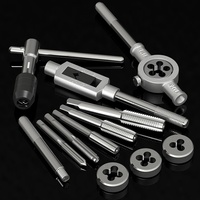 Juego de Machos y Terrajas BEILI de 6-40 Piezas, Kit de Herramientas de Roscado de Acero para Rodamientos con Llave para Reparación de Equipos de Maquinaria y Automóviles, Macho de Roscar Manual