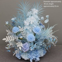 Centres de table de mariage modernes et luxueux faits à la main avec des fleurs en soie, taille personnalisée, fournitures de fête de haute qualité
