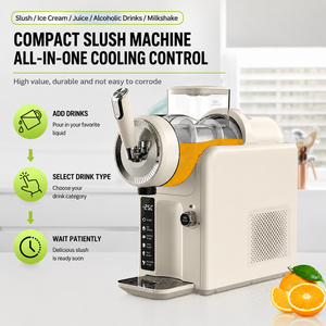 Máquina de Bebidas Congeladas WICE para el Hogar, Máquina de Hielo Comercial para Enfriamiento Rápido, Compresor de Alta Eficiencia para Producción Rápida - Product Image 1