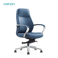 Fabricant de mobilier commercial Chaise d'attente ergonomique en cuir pour personnel patient Chaise de bureau exécutif