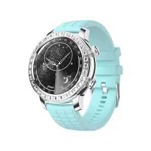 Relógio inteligente Z95 Mini AMOLED OEM ODM para mulheres, novo logotipo personalizado, ideal para mulheres, saúde IP68 Z95Mini, modelo redondo, novidade 2024, novidade ideal para mulheres