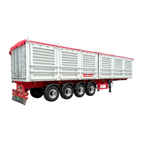 Semi-remorque articulée (basculement latéral) neuve de haute qualité, vente directe d'usine, capable de transporter de lourdes charges