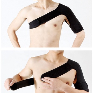 Manchon de compression d'épaule réglable en néoprène, ceinture de soutien gauche et droite pour femmes et hommes avec manchette des rotateurs - Product Image 3