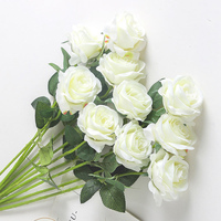 YCX-AF2 Chine Vente en gros de roses artificielles colorées pour mariage et événements, fleurs artificielles en vrac pour la décoration de la maison en promotion