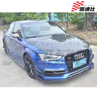 Nouveauté Accessoires personnalisés Évents de moteur Capot en fibre de carbone pour Audi A3 S3 8V Mise à niveau