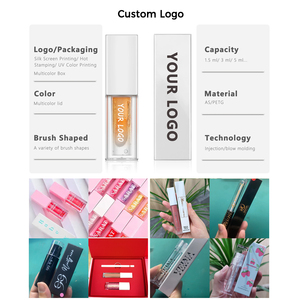 ลิปกลอสสีนู้ดยอดนิยมใหม่ปี 2025 สีใหม่ รับผลิตแบรนด์ส่วนตัว ลิปกลอสวีแกน ผู้จำหน่ายเครื่องสำอาง - Product Image 4