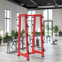 ST-8058 Rack de musculation pour barres droites et courbes, support de rangement pour haltères et barres de musculation