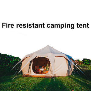 Палатка для семейного кемпинга Teanling TL-104, летняя, с алюминиевым каркасом, из водонепроницаемой ткани Оксфорд (2000-3000 мм), УФ-стойкая, теплая, ветрозащитная, огнеупорная - Product Image 4