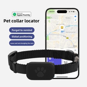 Localizador GPS Transfronterizo para Mascotas con Bluetooth, Compatible con iOS, Diseño de Huella de Pata, Antipérdida, Mapa Multilingüe - Product Image 1