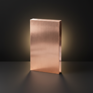 5oz 999 Fine Copper Bullion <b>Bar</b> Brushed Finish Solid Ingot for Collection & Gift - Product Image 2