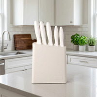 Ensemble de couteaux de chef de cuisine 5 pièces avec manche ergonomique et lame en acier inoxydable 3Cr13