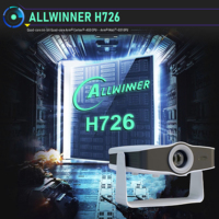 Projecteur LCD Salange version personnalisée, Android, 500 ANSI, mise au point automatique, WiFi, grande pièce, divertissement à domicile, projecteur OEM