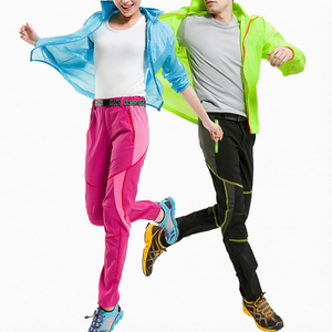 Quick Dry Elastic Outdoor Pants <b>Waterproof</b> <b>Thin</b> Hiking Trousers Mid Waist Stretch Jogger for Men and <b>Women</b> - Product Image 1