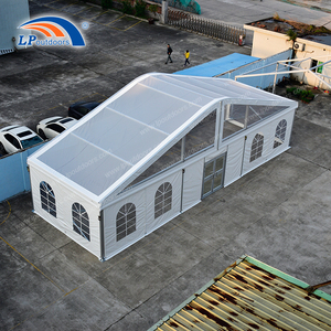 2025 <span class=keywords><strong>New</strong></span> Arrival trong suốt <span class=keywords><strong>PVC</strong></span> sang trọng trang trí vòm arcum nhôm cấu trúc Đảng tổ chức sự kiện lều để bán - Product Image 1