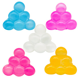 ของเล่นบีบคลายเครียดรูปเกล็ดหิมะสามเหลี่ยมมาลโตส TPR ยอดนิยมสำหรับเด็กและผู้ใหญ่ - Product Image 4