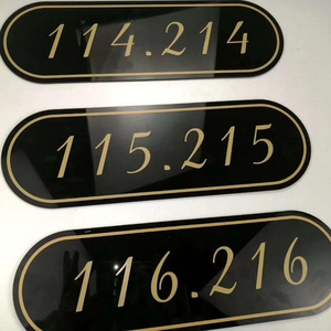 Venta caliente pcb acrílico hotel Casa y la puerta de la habitación número de <span class=keywords><strong>nombre</strong></span> signo - Product Image 2