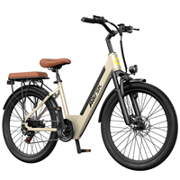 Vélo Électrique Urbain Aairsk S600 pour Femme, Disponible en Entrepôt UE, avec Siège Arrière, Batterie Discrète Longue Durée et Moteur Brushless
