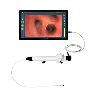 Laringoscópio de Vídeo Portátil Sensorendo, Conjunto de Broncoscópio Descartável para Otorrinolaringologia, Endoscópio Médico para Intubação - Product Image 3