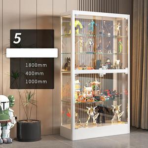 Moderner LED-Beleuchtungs glass chrank Abschließbarer Stands chrank für den Einzelhandel - Product Image 4