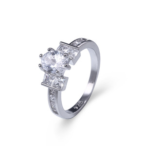 Anello Classico con Pietra Ovale per Donne, Gioielli Minimalisti Scintillanti alla Moda, Vendita all'Ingrosso - Product Image 6