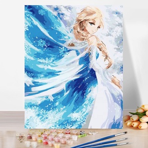 Pittura su tela fai-da-te <span class=keywords><strong>con</strong></span> numeri kit di pittura acrilica dipingi <span class=keywords><strong>con</strong></span> numeri per adulti e bambini pittura immagine - Product Image 1