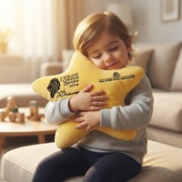 Peluche personnalisée en forme de renard, jouet en peluche doux avec rembourrage en polyester et coton PP