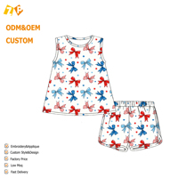 Ensemble 3 pièces en soie de lait Zhengpai pour garçons, sans manches, imprimé, confortable, vêtements d'été pour enfants, en stock, vente en gros OEM