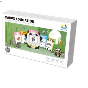 Lector de tarjetas de juguete para niños, educativo temprano, repetición de grabación, lectura de <span class=keywords><strong>palabras</strong></span> en inglés, lindo Panda, tarjetas Flash parlantes, juguetes de aprendizaje - Product Image 6