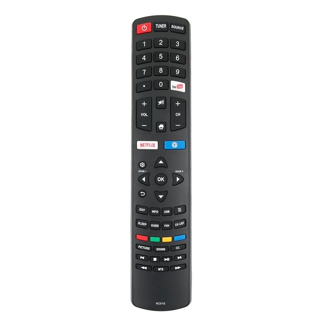 New Remote Control RC311S Replace Use for TCL Smart LED LCD TV 06-531W52-TY01X Remote Controller