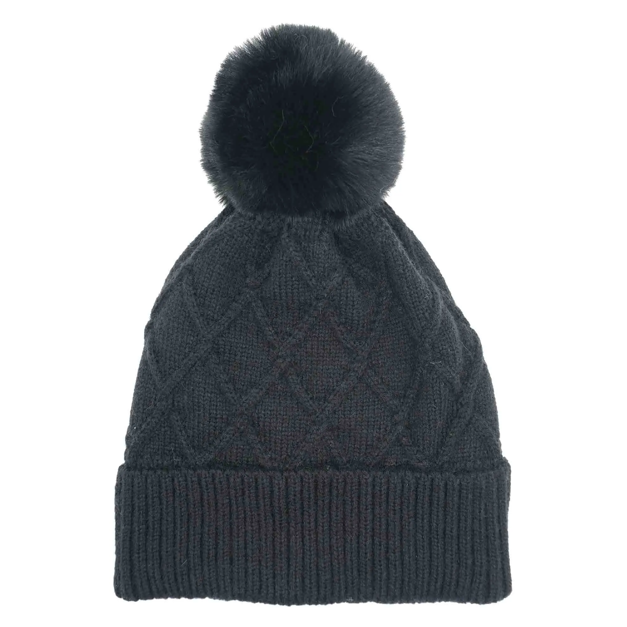 2023 Wholesale Handmade Acrylic Pom Pom Knitted Autumn And Winter Thickened Knitted Beanie