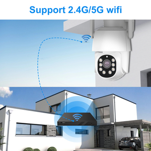 8MP Wifi Mini Tracking PT <b>Camera</b> Human Detection Function Dual Light Built-in Mic & Speaker 256G up to 100ft - Product Image 5